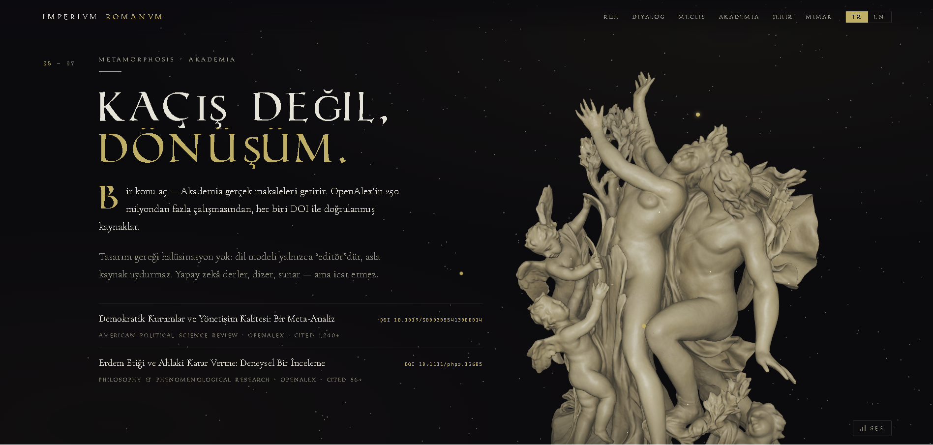 Imperivm Romanvm — real-time 3D WebGL experience