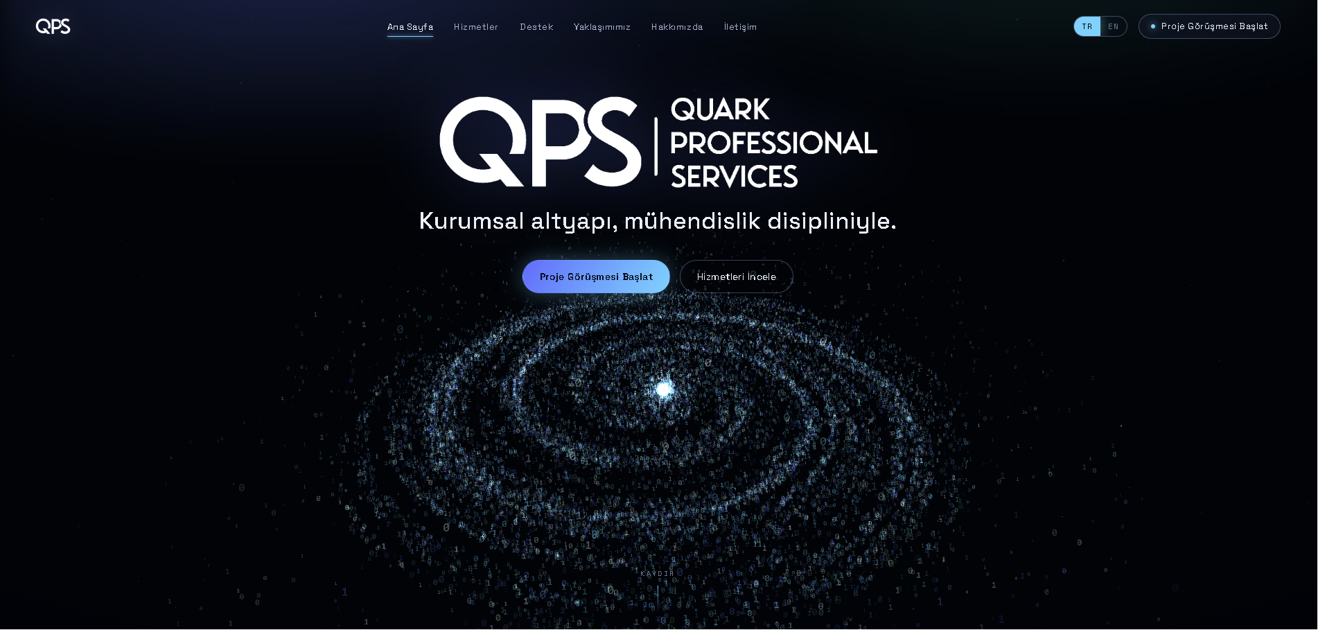 QPS — high-end bilingual corporate website with AI assistant